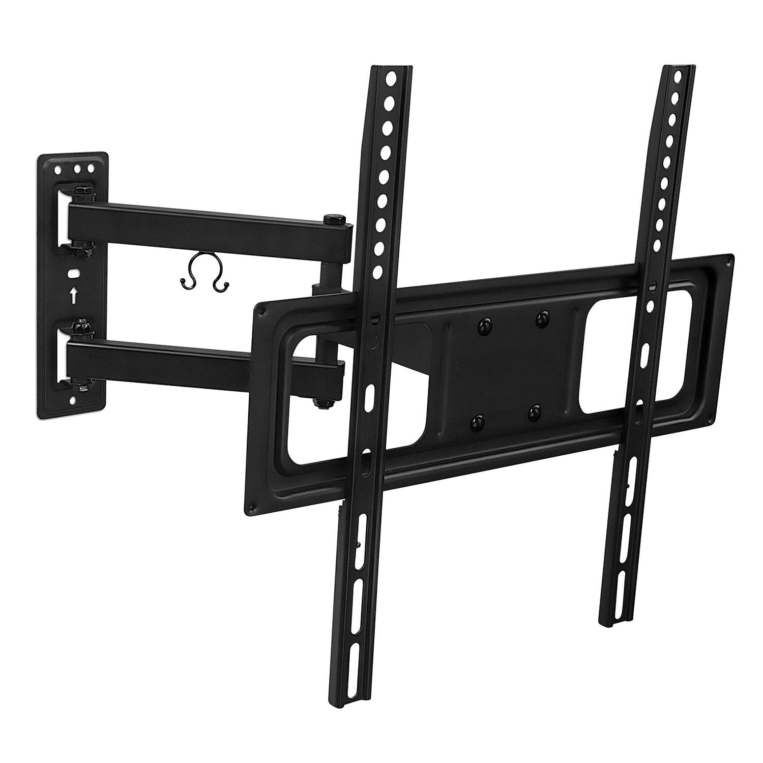 Mount-It! - Full Motion Articulating TV Wall Mount for 27–55" – 17" Extension, Tilt & Swivel, Heavy Duty, VESA Compatible - Black