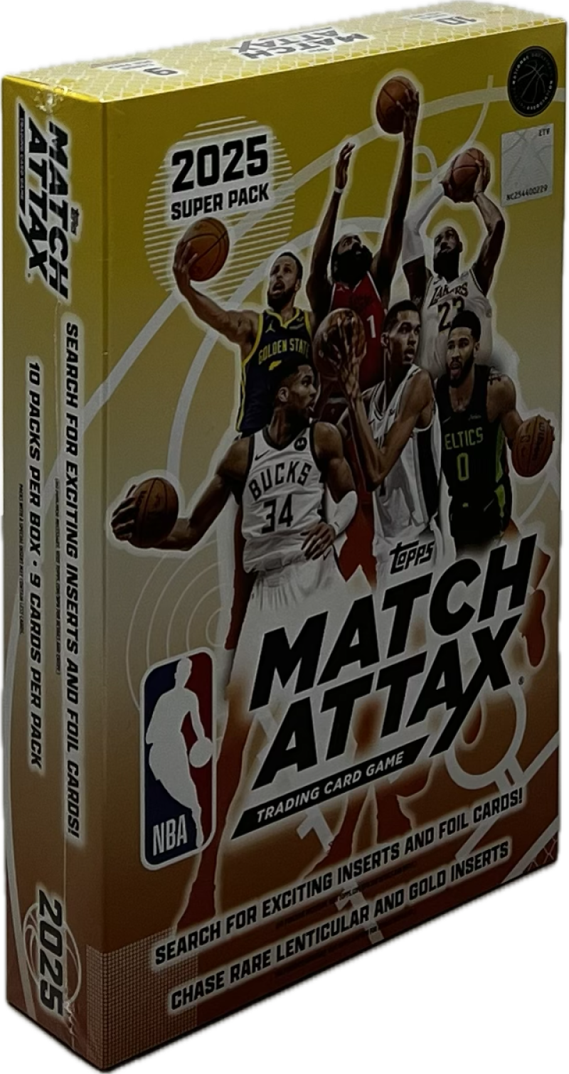2025-26 Topps Match Attax NBA Basketball Super Pack Edition Box