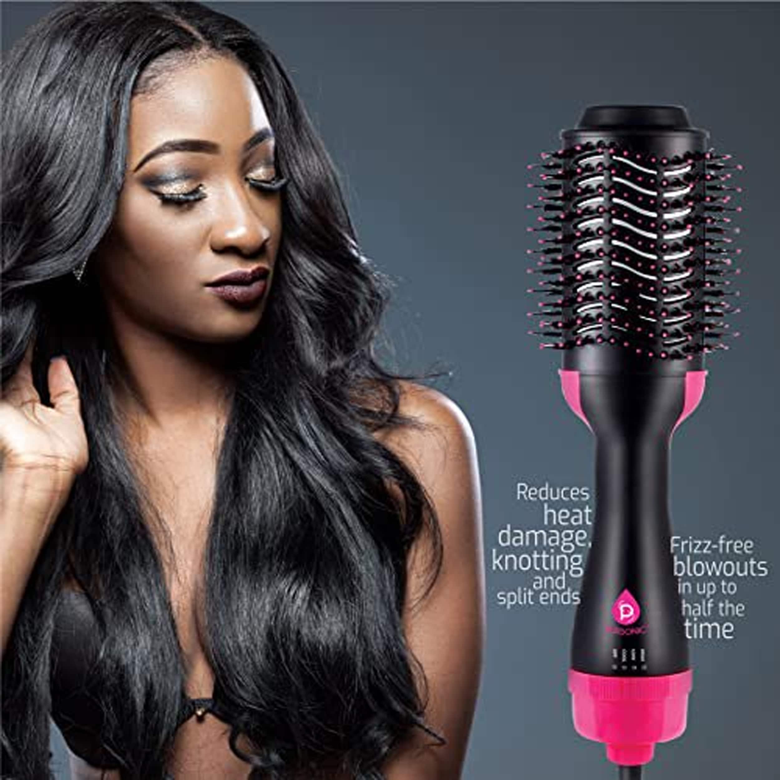 Pursonic TCA1900 One Step Hair Dryer and Volumizer Brush