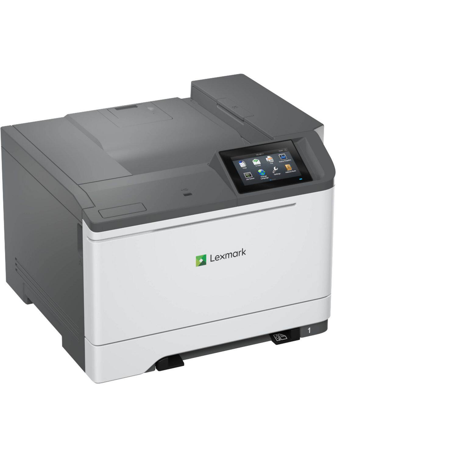 Alt View 3. Lexmark - Lexmark CS632dwe Desktop Wired Laser Printer - Color - 42 ppm Mono / 42 ppm Color - 1200 x 1200 dpi Print - Automatic - Unknown.