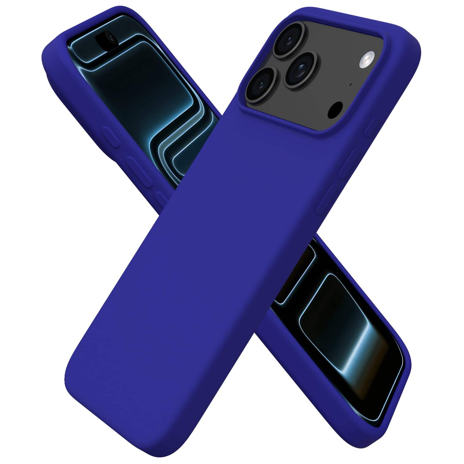 Photos - Case Klein Ornarto - Designed for iPhone 17 Pro Max  6.9", Liquid Silicone Soft Gel Shockproof Protective  -  Blue 