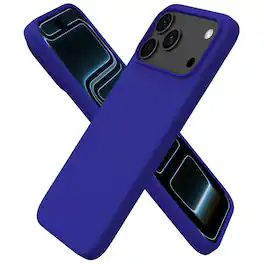 Ornarto - Designed for iPhone 17 Pro Max Case 6.9", Liquid Silicone Soft Gel Shockproof Protective Case - Klein Blue