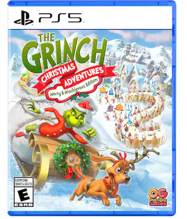 PS5 The Grinch Christmas Adventures Edition Merry & Mischievous Edition for Everyone E ESRB OG Outright Games - E (Everyone)