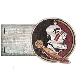 Fan Creations - Florida State Seminoles 6" x 12" Mounted Key Holder - Multicolor
