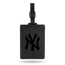Jardine - New York Yankees Ultra Suede Luggage Tag - Black
