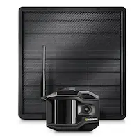 Vosker - V300 Ultimate Outdoor Wireless 1080p Security System with External Solar Panel - Black - Front_Zoom