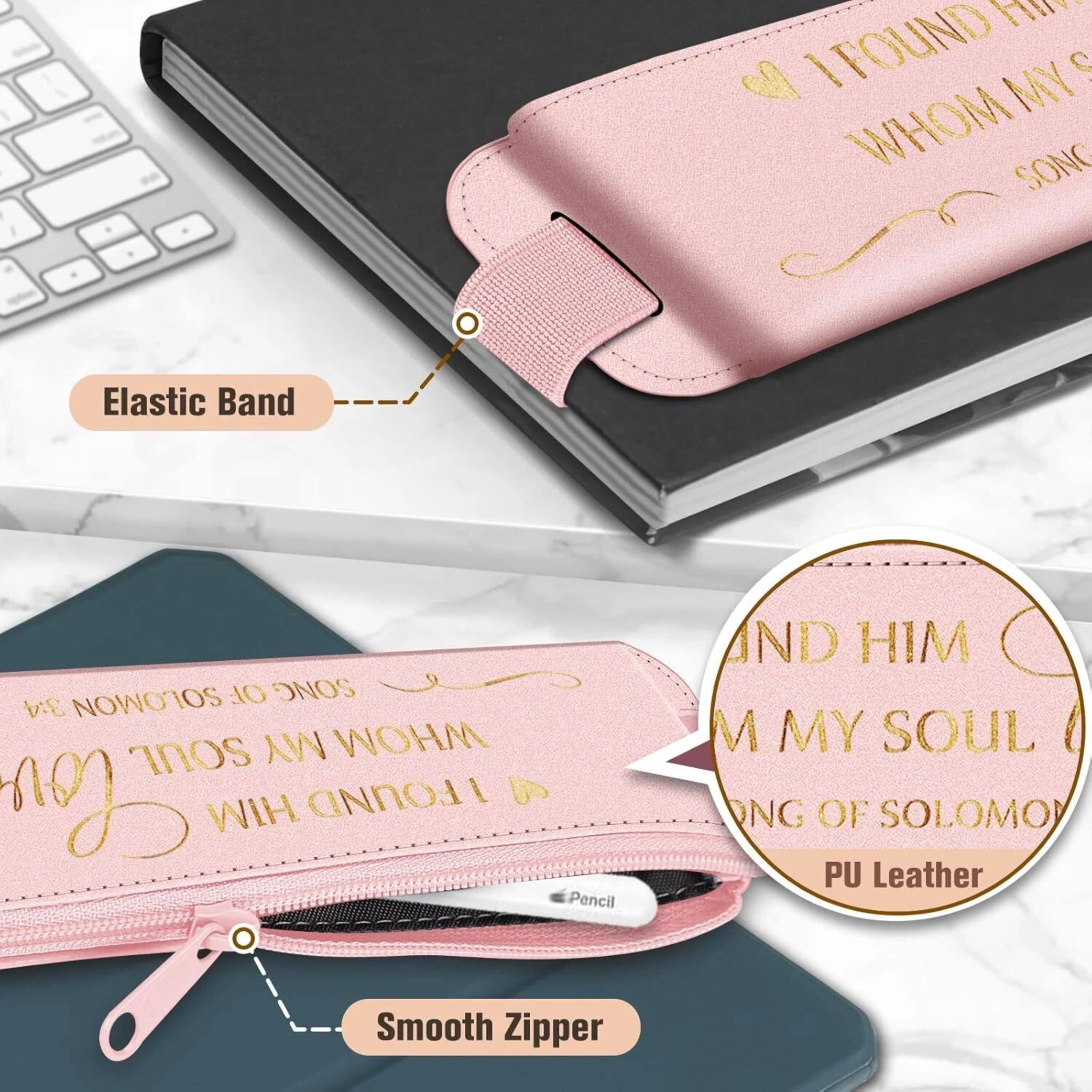 I found him whom my soul sings of, Song of Solomon

Elastic Band

Smooth Zipper

PU Leather