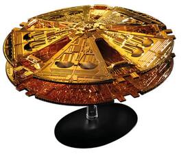 PopMarket - Battlestar Galactica - Limited Edition Gold Cylon Basestar (TOS) Die-Cast 6" Ship - COLLECTIBLES - Multicolor