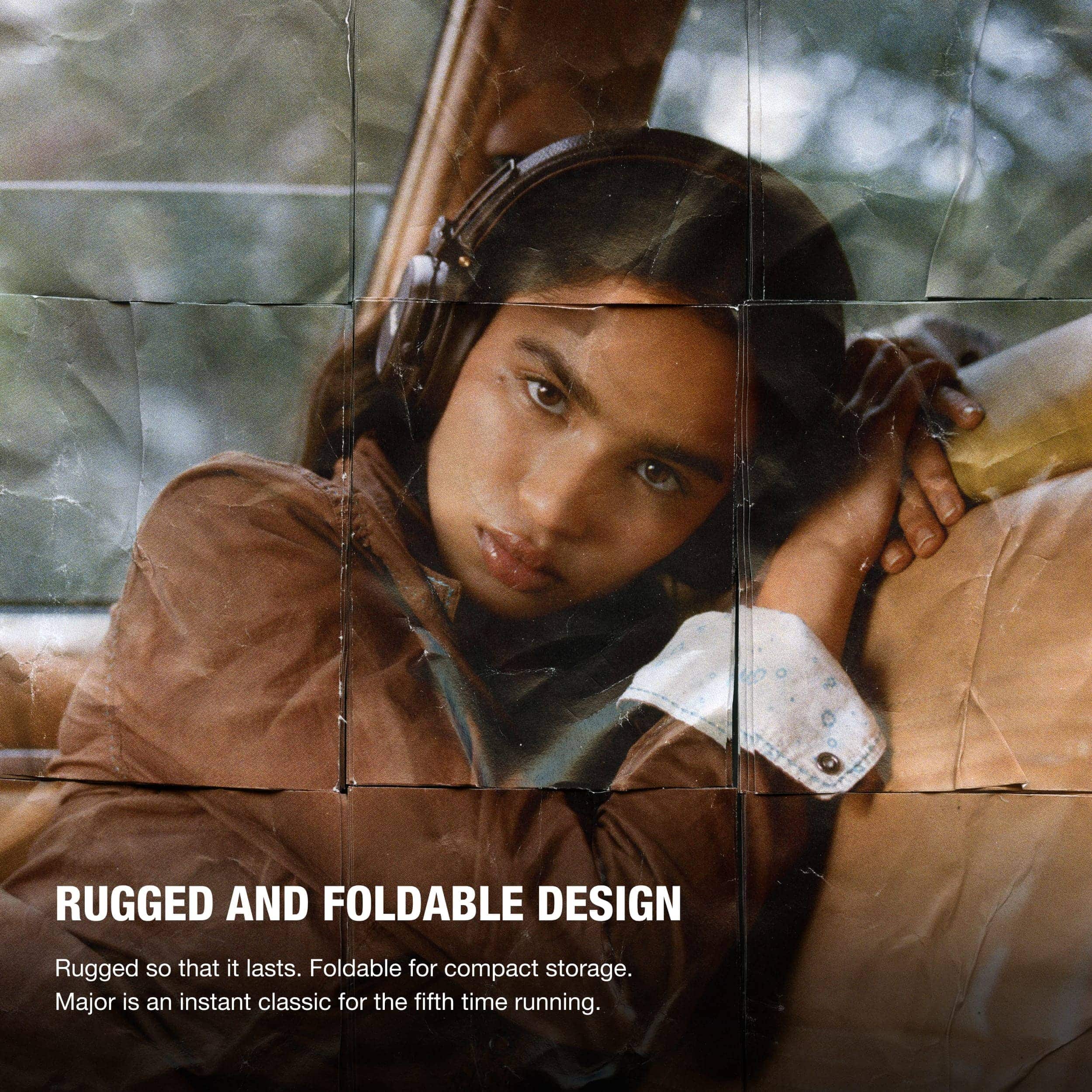 Rugged and Foldable Design: Rugged so that it lasts. Foldable for compact storage. Major is an instant classic for the fifth time running.