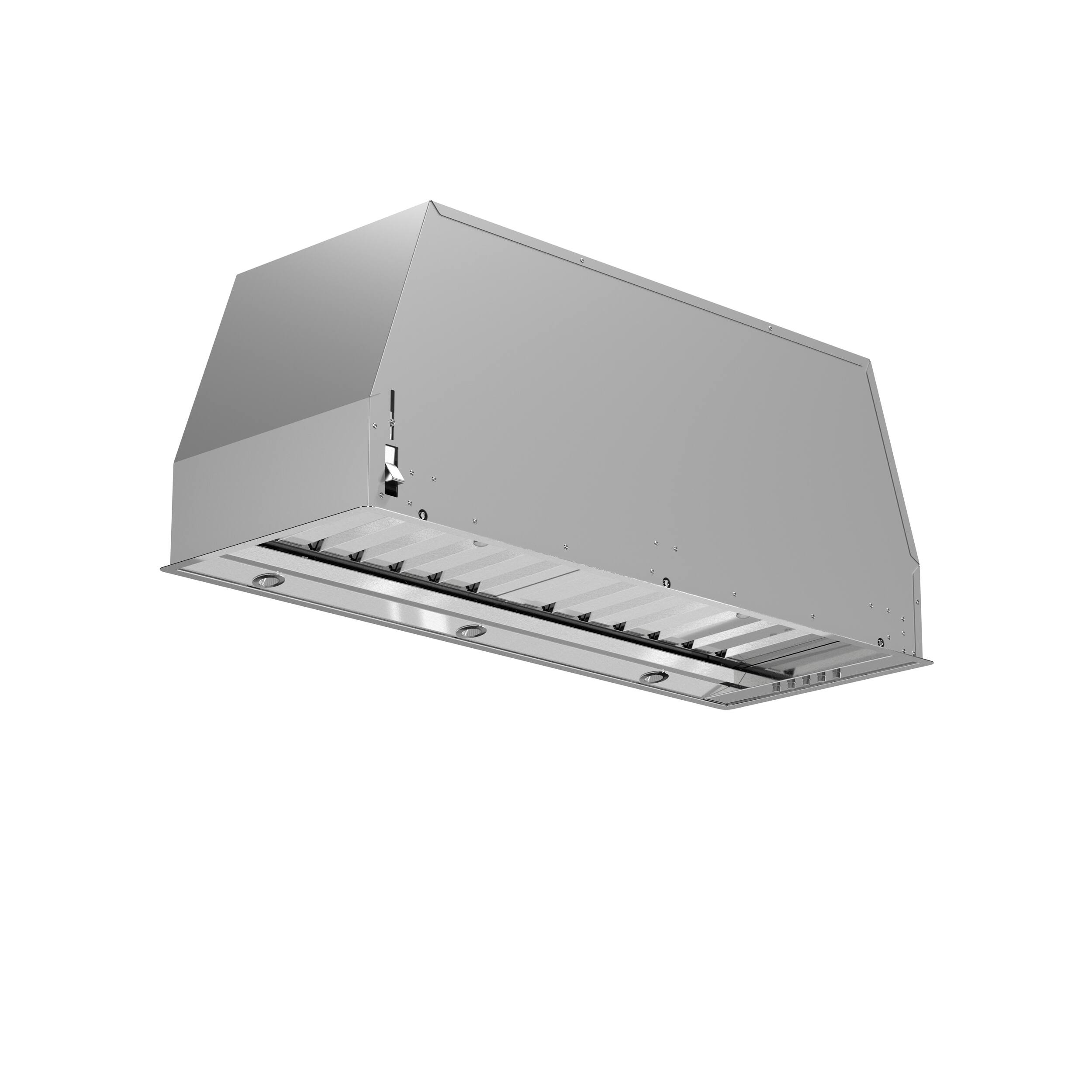 Left. Forno Appliances - Frassanito 30" Recessed Range Hood - Stainless steel.