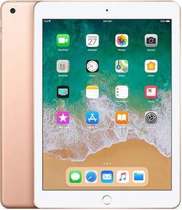 Apple - Refurbished Excellent - 9.7-inch iPad 6th Generation (2018) Wi-Fi + Cellular 32GB - Gold