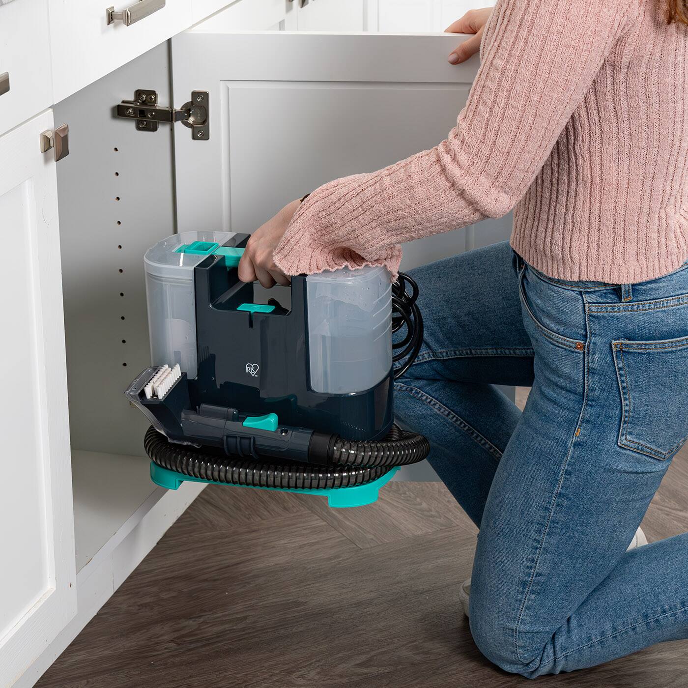 Alt View 4. IRIS USA - IRIS Hydro-Clean Chemical-Free Spot Cleaner Machine for Low Pile Carpet, Upholstery Car Detailing, Lightweight, Compact.