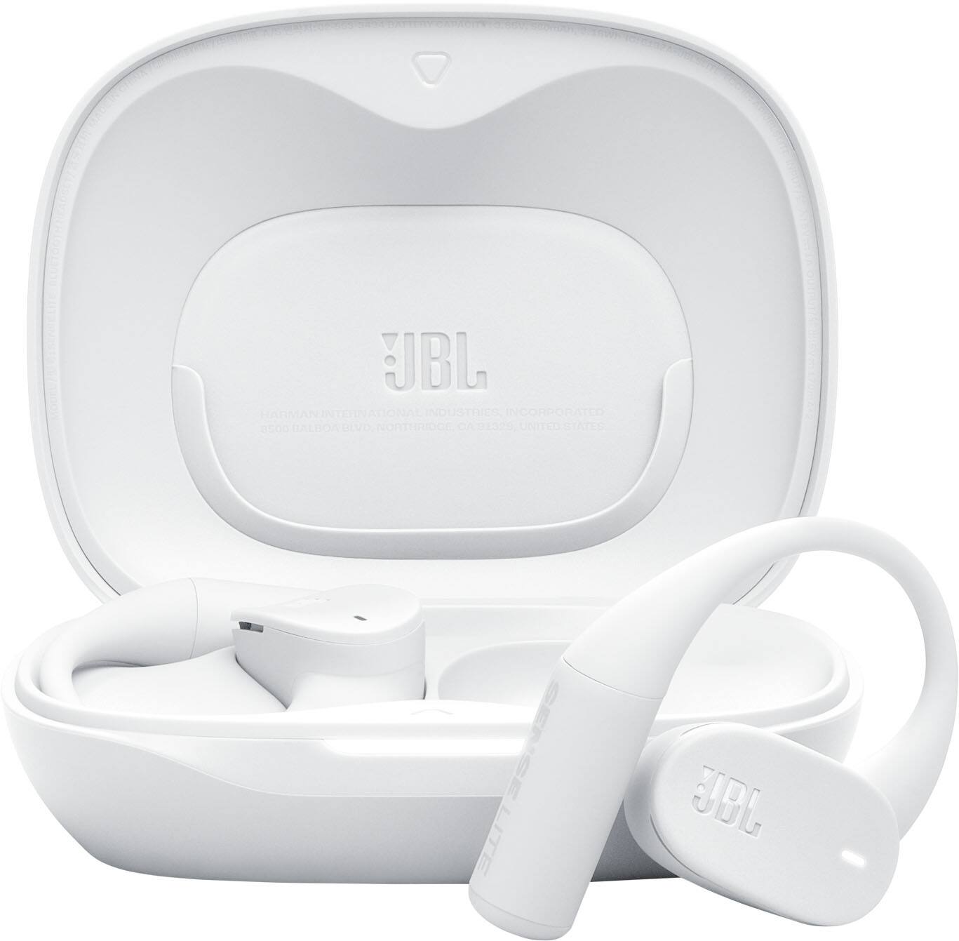 ★美品★JBL SENSE LITE ワイヤレスイヤホン ホワイト JBL Sense Lite TRUE Wireless Bluetooth Open ear Headphones 2025