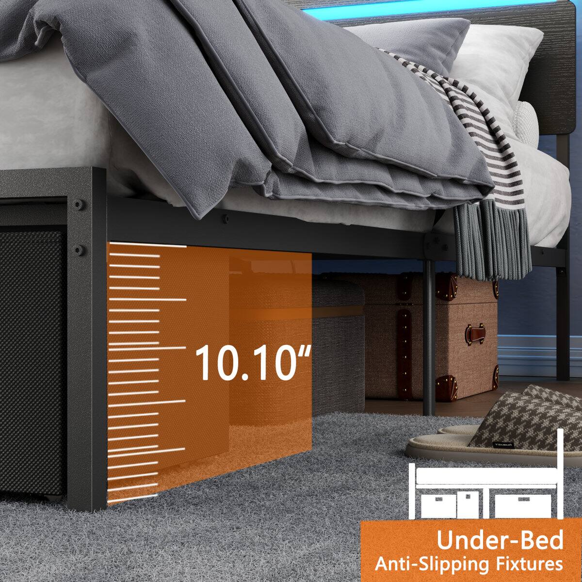 10.10" Under-Bed Anti-Slipping Fixtures
