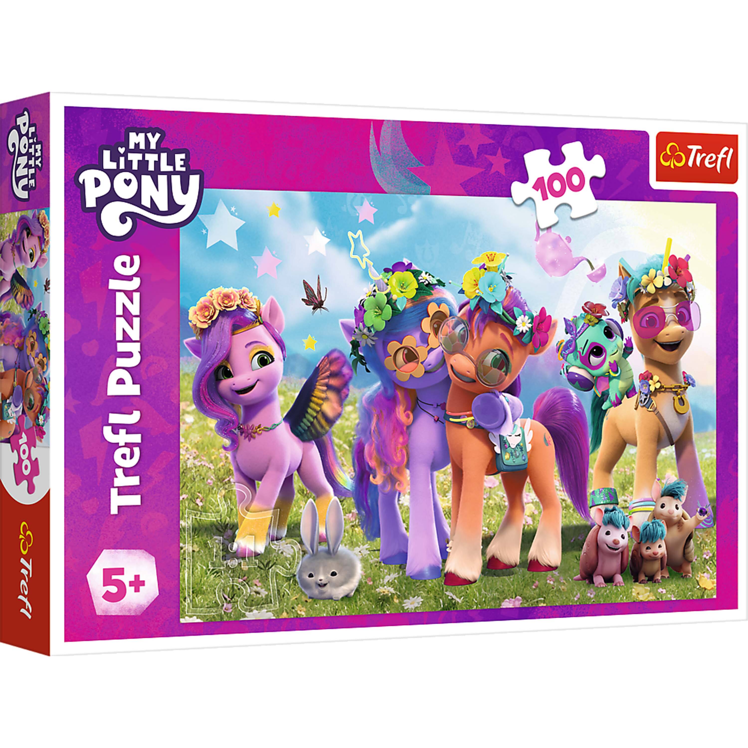 Trefl - Red 100 Piece Puzzle - My Little Pony - Funny Ponies