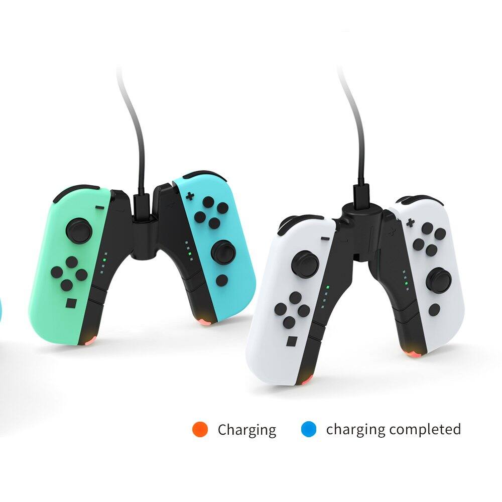 Dobe - TNS-1180 Charging Dock Compatible with Nintendo Switch for Joy Con, Charger Stand Station with Charging Cable