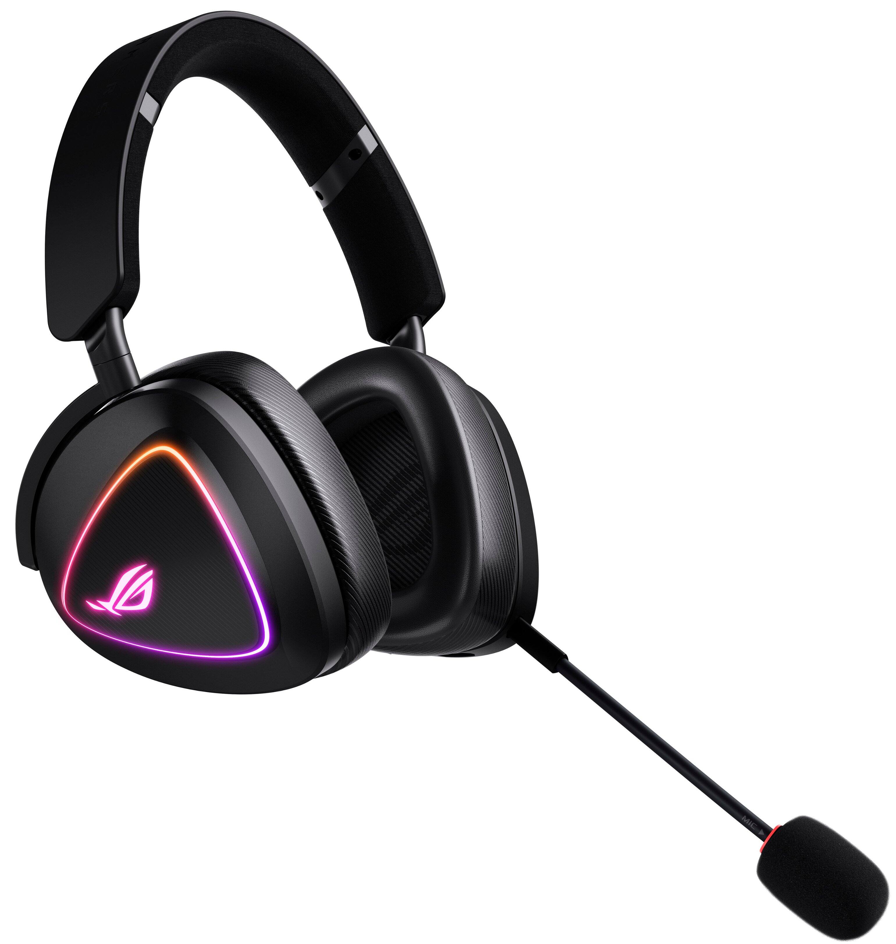 Alt View 6. ASUS - ROG Delta II Wireless Gaming Headset for PC/Mac, Xbox, PS5, PS4 and Switch - Black.