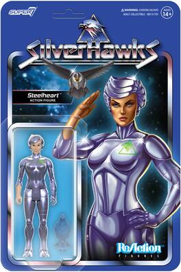 Super7 - Silverhawks - ReAction Figures Wv1 - Steelheart (Toy Version) - Collectibles - Multicolor