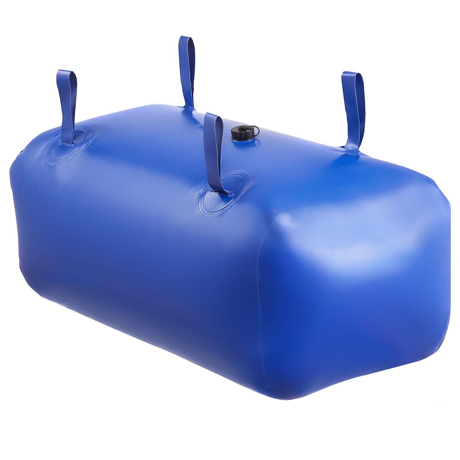 Alt View 5. VEVOR - Water Storage Bladder 30 Gallon Large Capacity Water Bag, Portable & Collapsible Soft Waters Container, Leakproof - Blue.