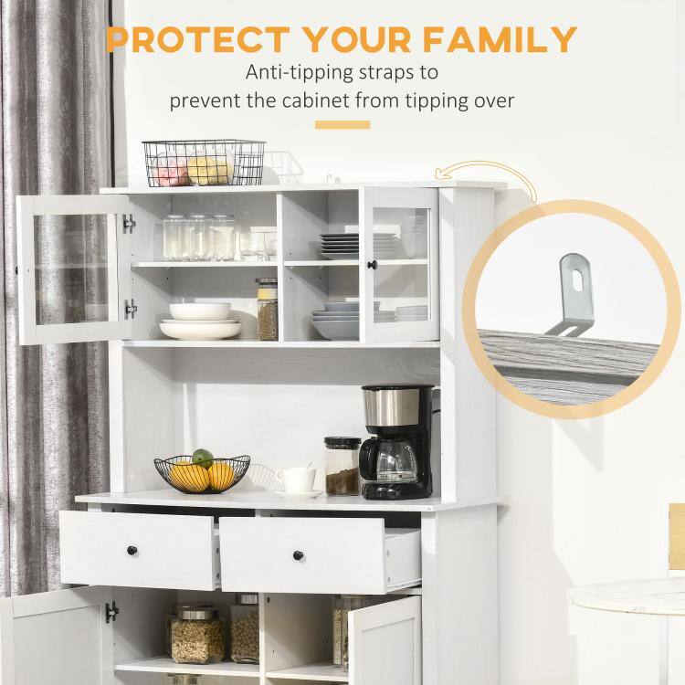 PROTECT YOUR FAMILY  
Anti-tipping straps to prevent the cabinet from tipping over