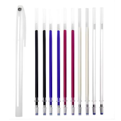 Front. Kitcheniva - Heat Erasable Fabric Pen for Sewing 10 Pcs - Disappearing Ink with Heat Application.