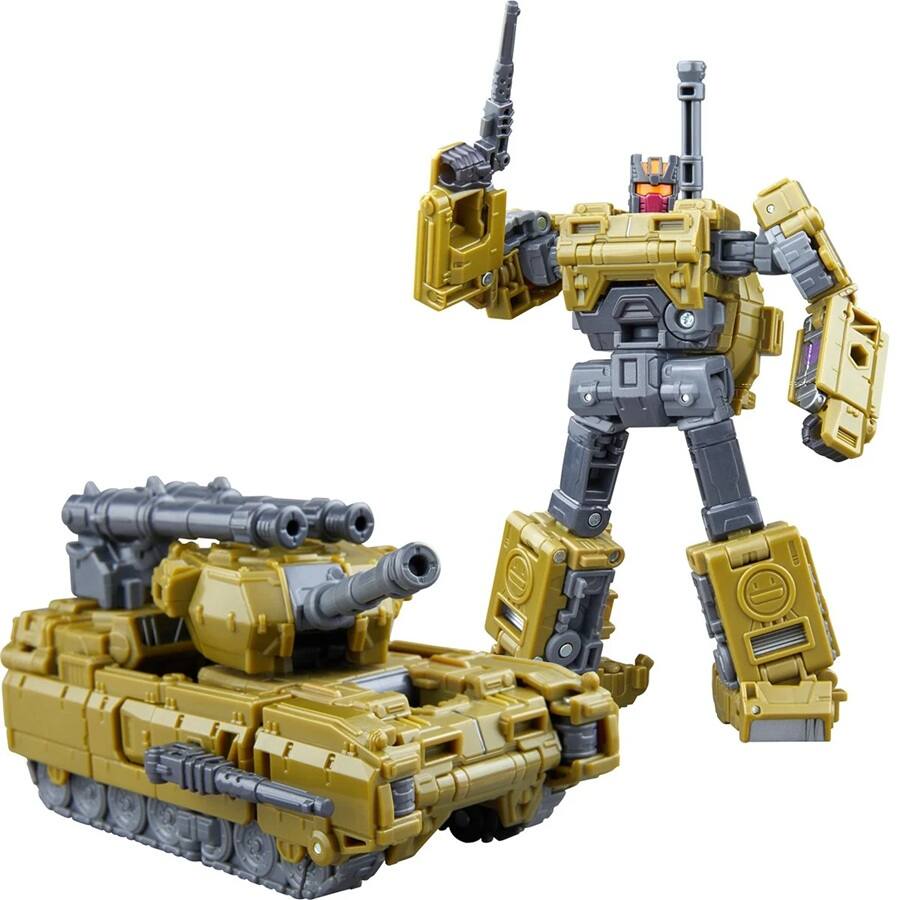 Alt View 7. Transformers - Transformers Age of The Primes Combaticon Brawl, Voyager Class 5.5-Inch Converting Action Figure, Robot Toys for Ages 8+ - Multicolor.