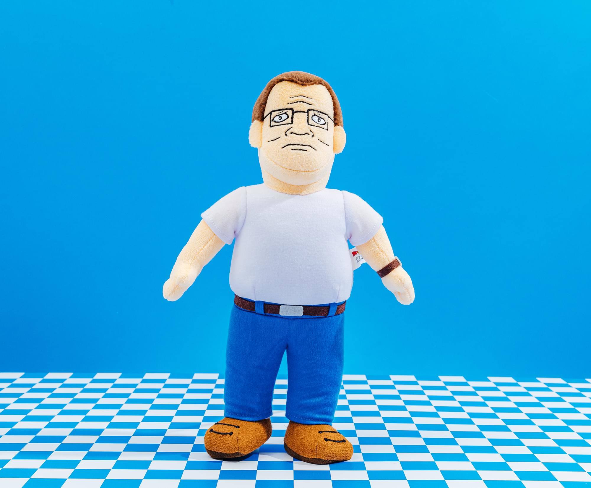 Alt View 4. Toynk - King Of The Hill Hank Hill 12-Inch Collector Plush - Multi-Colored.