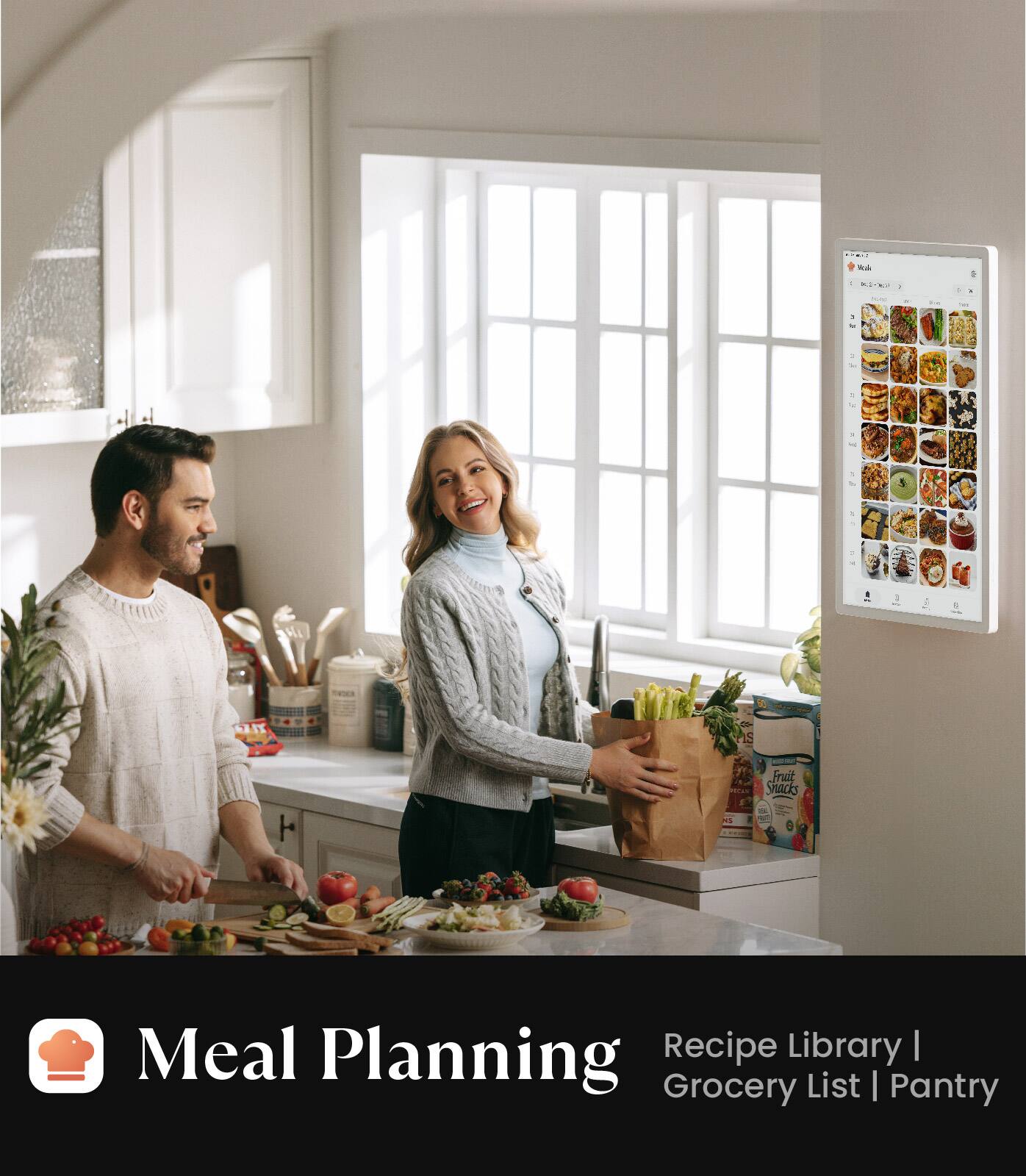 Meal Planning Recipe Library | Grocery List | Pantry