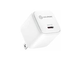 Alogic - 30W Rapid Power Mini GaN Charger - 30 W - 120 V AC, 230 V AC Input - 5 V DC, 9 V DC, 12 V DC Output - 3 A - Black