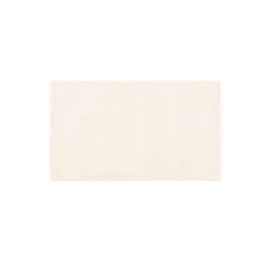 Back. APRILSOUL - Spa Marshmallow Bath Rug Quick Dry Microfiber Oeko Tex Certified - Ivory.