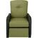 Alt View 4. Hanover - Strathmere Outdoor Reclining Armchair - Cilantro Green, Black.