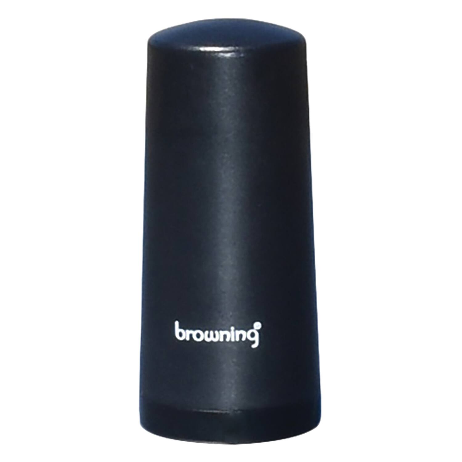 Back. Browning - 5G NR FR1 600 MHz to 6,000 MHz Pretuned NMO Antenna, Solid Brass Tuning, Low VSWR, BR-6000 - Black.