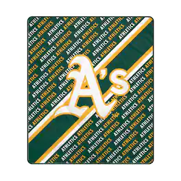 Pegasus - Athletics 60" x 70" Diagonal Lined Wordmark Ultra Soft Blanket - Multicolor