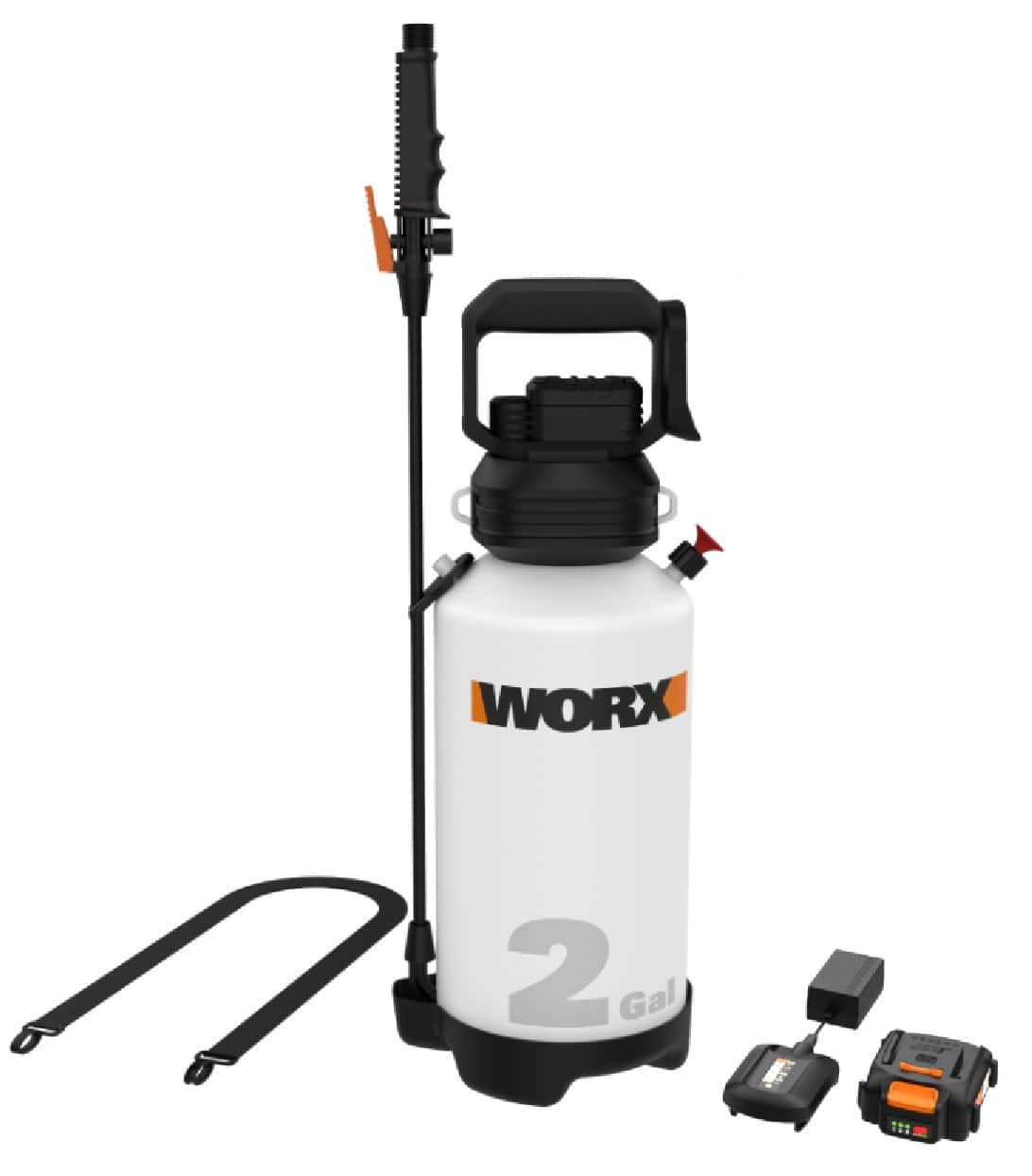 Worx WG829 20V Power Share Cordless Yard Sprayer Battery and Charger ...