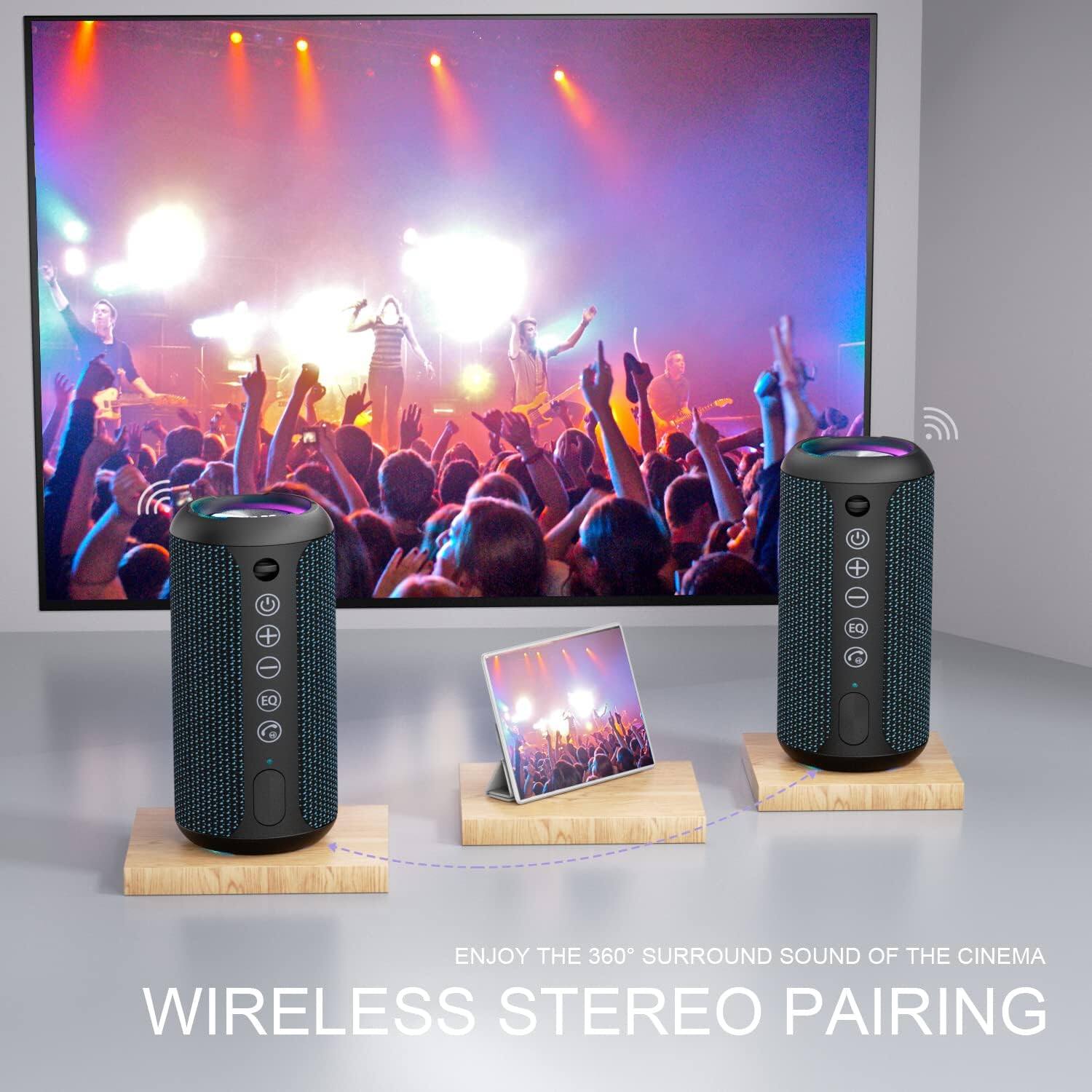 ENJOY THE 360° SURROUND SOUND OF THE CINEMA  
WIRELESS STEREO PAIRING