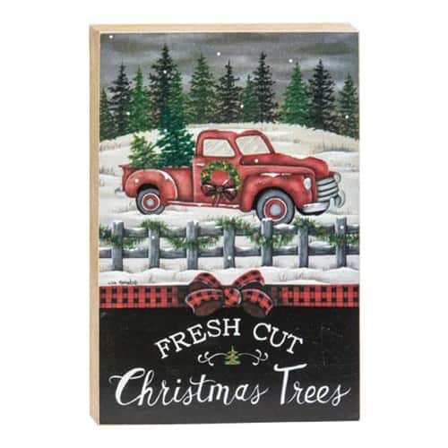 BreeBe - *Fresh Cut Christmas Trees Block - Multicolor