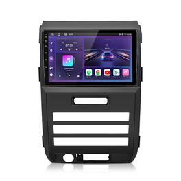 Junsun - 9 Inch Android 15 6+128GB Carplay 8 Core For Ford F150 F-150 2008-2014 Car Stereo Radio GPS Navi WIFI DSP FM SWC RDS BT - Black