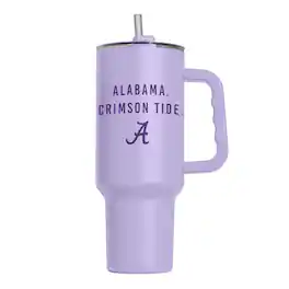 Logo Brands - Alabama Crimson Tide 40oz. Lavender Soft Touch Tumbler - Multicolor
