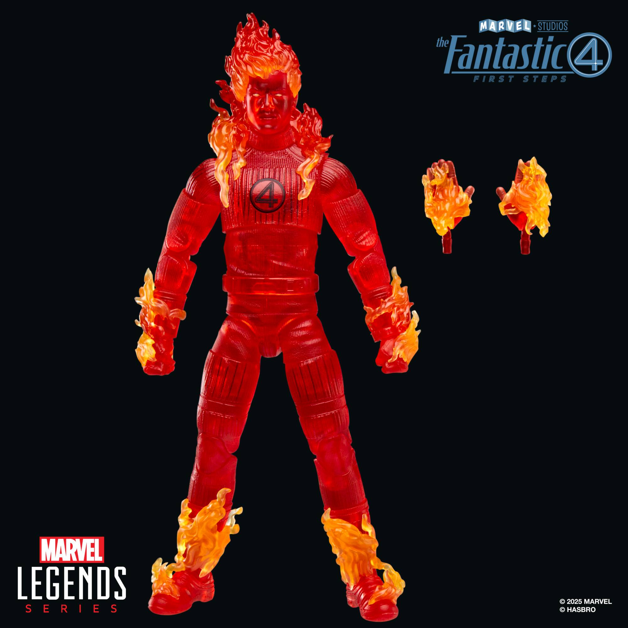 "MARVEL LEGENDS SERIES FIRST STEPS 4 THE FANTASTIC 4 HASBRO 2025"
