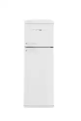 Unique Appliances - Classic Retro 11 cu.ft. Top Freezer Refrigerator - Marshmallow White - Front_Zoom