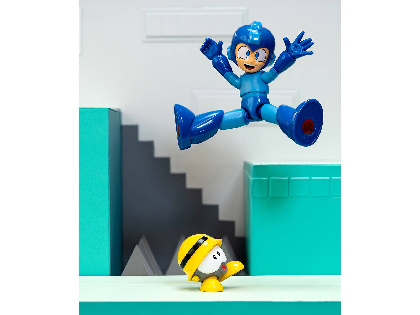 Alt View 5. Jada Toys - Jada Toys - Mega Man Deluxe Mega Man 1:12 Fig   - COLLECTIBLES - Multicolor.