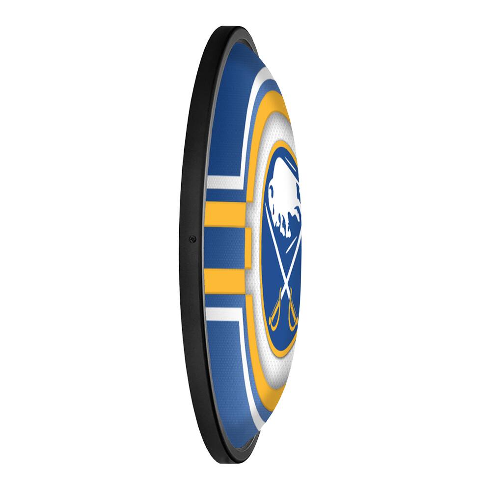 Alt View 2. The Fan-Brand - Buffalo Sabres 18'' x 14'' Team Color Slimline Illuminated Wall Sign - Multicolor.