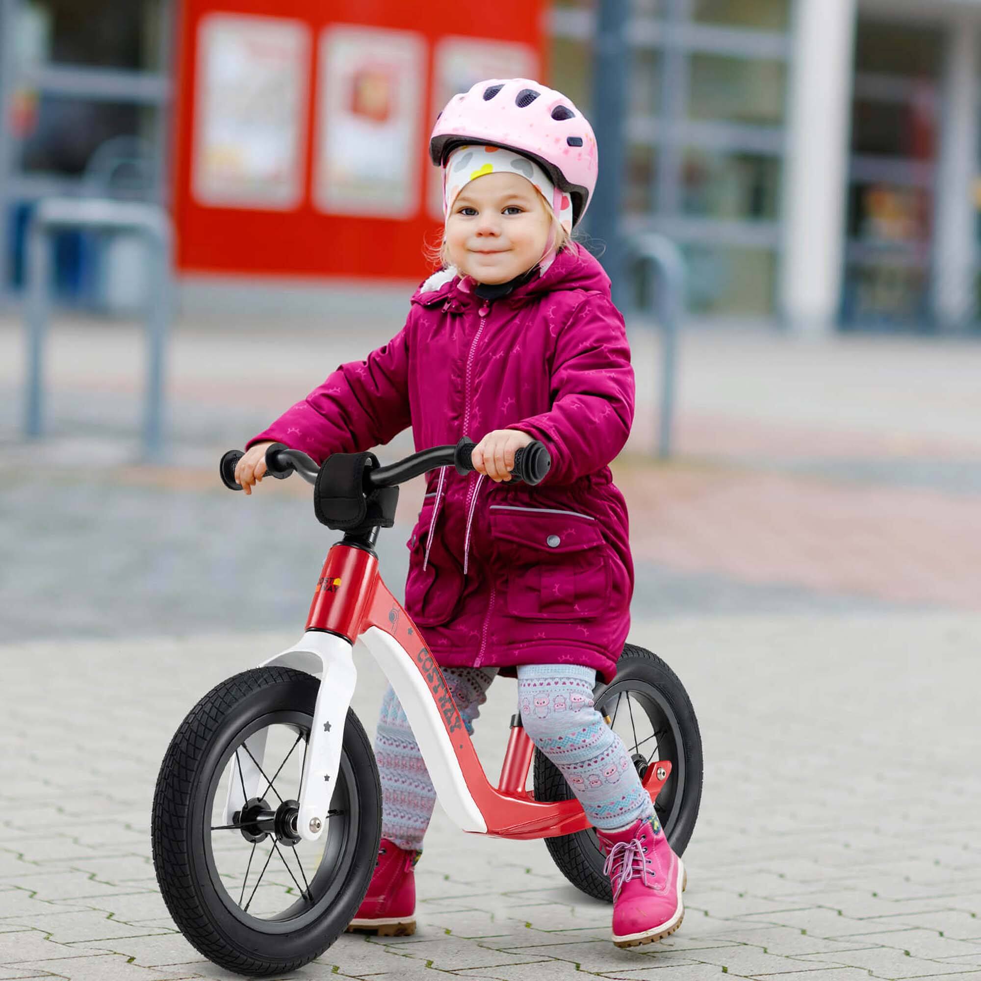 Alt View 1. Costway - Costway 12 Inch Magnesium Toddler Balance Bike No Pedal Training Toddler Balance Bike - Red.