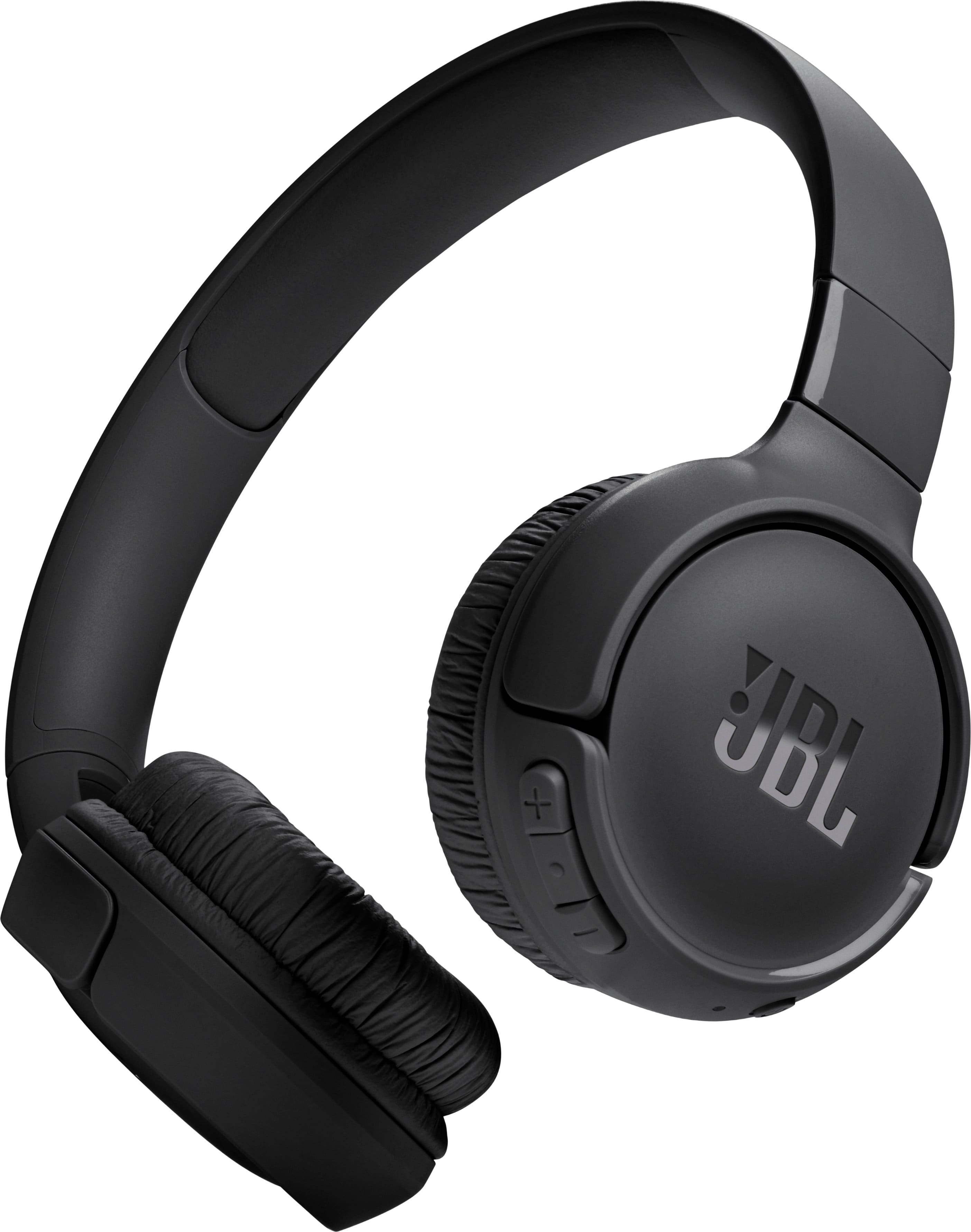 Front. JBL - TUNE520BT wireless on-ear headphones - 2024 - Black.