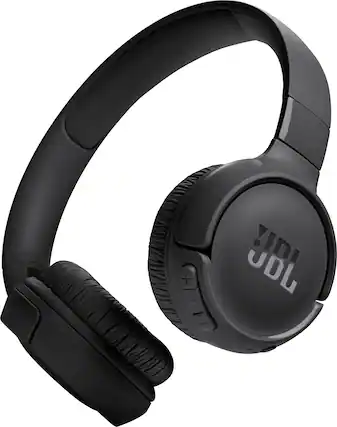 Front. JBL - TUNE520BT wireless on-ear headphones - 2024 - Black.