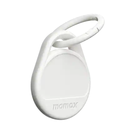 Front. Momax - MOMAX Key Finder with Apple Find My iOS Only and Global Search Range Include DIY Personalized Stickers White - White.