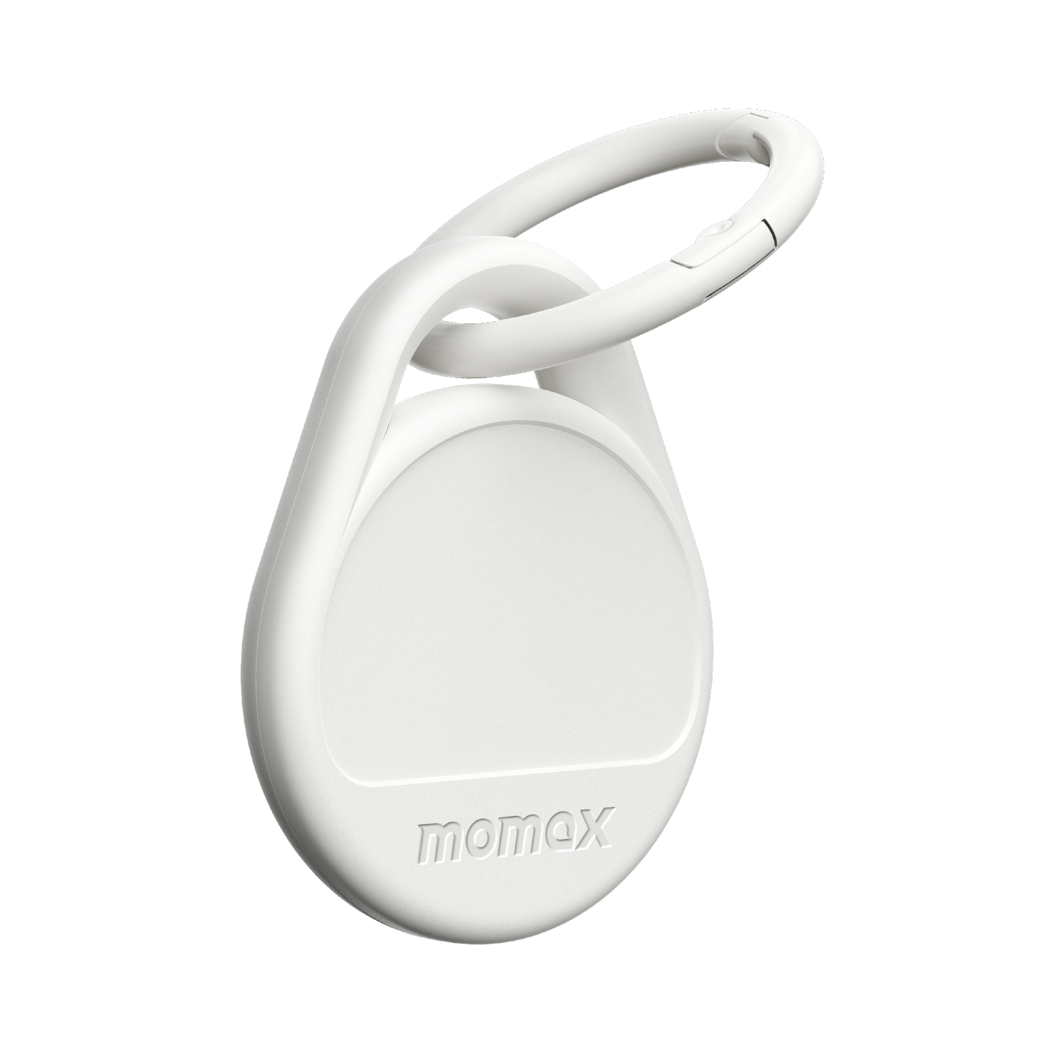 Front. Momax - MOMAX Key Finder with Apple Find My iOS Only and Global Search Range Include DIY Personalized Stickers White - White.