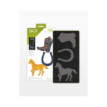 GO! FABRIC CUTTING DIES - WESTERN MEDLEY - GO! GO! GO! - aceuquill
