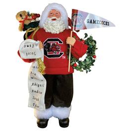 Santa's Workshop - South Carolina Gamecocks 12" Proud Santa - Garnet