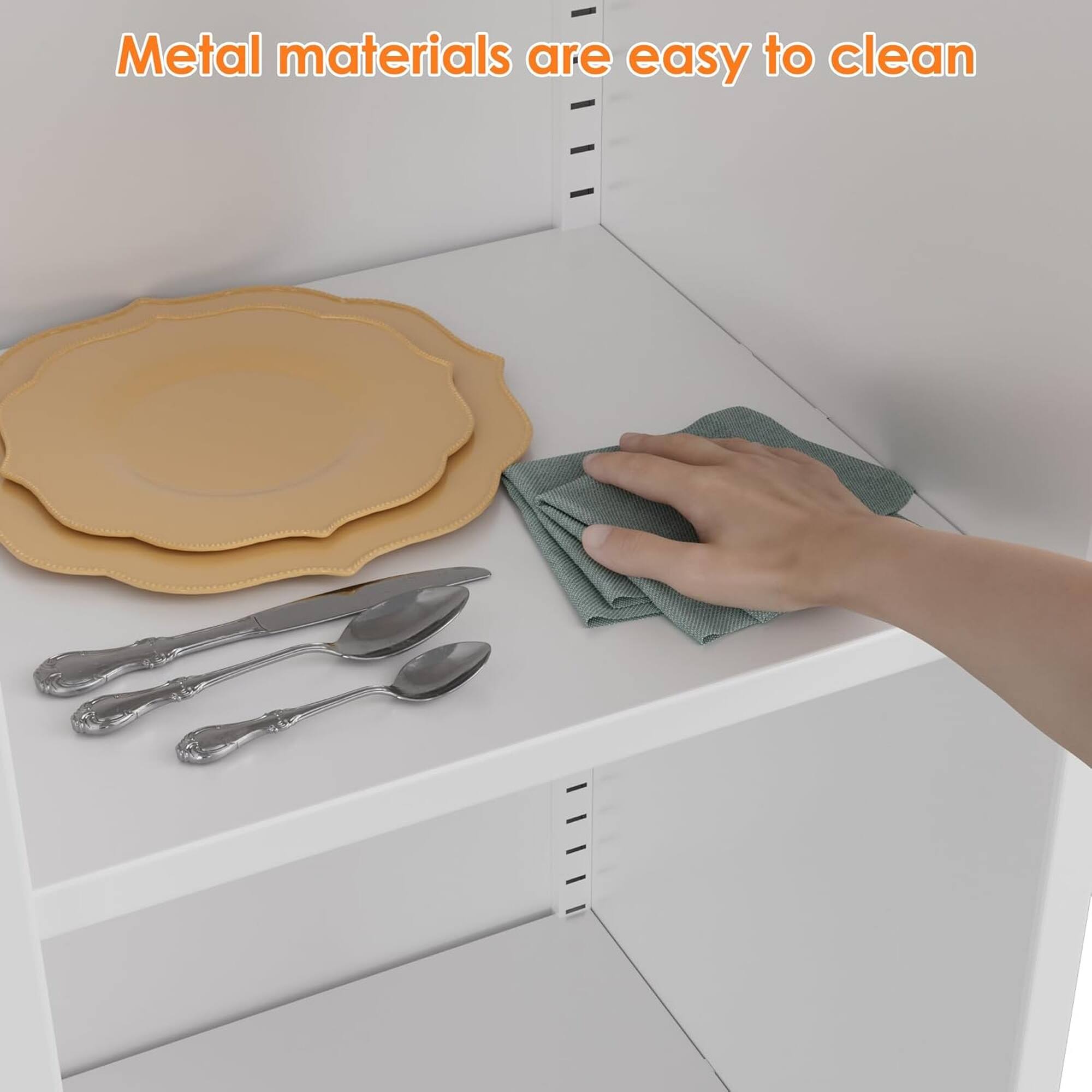Metal materials are easy to clean